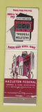 Matchbook Cover - Hazleton Federal Savings PA