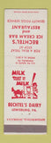 Matchbook Cover - Bechtel's Dairy Lewisburg PA