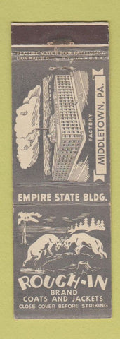 Matchbook Cover - Rough In Clothes Middletown PA feature