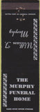 Matchbook Cover - Murphy Funeral Home Waterbury CT