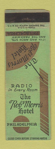 Matchbook Cover - Robert Morris Hotel Philadelphia PA WEAR