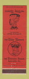 Matchbook Cover - Toby Tavern Stevens House Lancaster PA