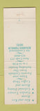 Matchbook Cover - Benjamin Franklin Hotel Philadelphia PA
