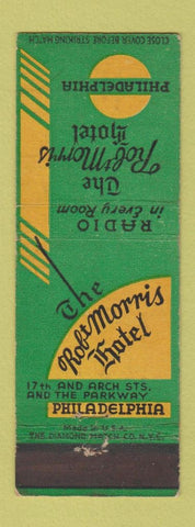 Matchbook Cover - Robert Morris Hotel Philadelphia PA