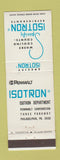 Matchbook Cover - Isotron Department Pennwalt Philadelphia PA refrigerants