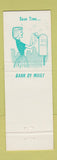 Matchbook Cover - Reeves Banking and Trust Bolivar Dover Newcomerstown OH