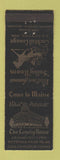 Matchbook Cover - Lancey House Hotel Pittsfield MA