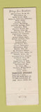 Matchbook Cover - Village Inn Pancakes CHAIN