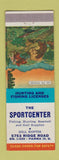 Matchbook Cover - The Sportscenter Parma OH sporting goods baseball
