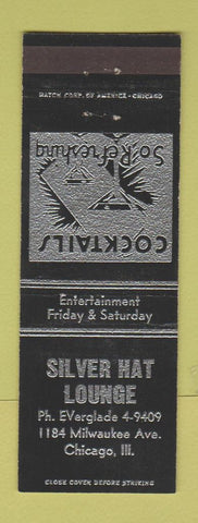 Matchbook Cover - Silver Hat Lounge Chicago IL
