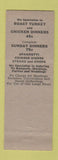 Matchbook Cover - Lincoln Bar Restaurant Lincoln Park MI