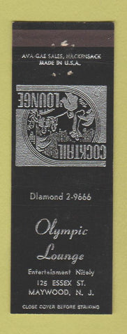 Matchbook Cover - Olympic Lounge Maywood NM