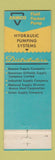 Matchbook Cover - Oilmaster Rod Pumps oil well Supply