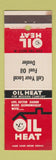 Matchbook Cover - Oil Heat