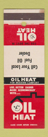 Matchbook Cover - Oil Heat