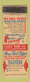 Matchbook Cover - US Royal Masters Tires New York City WORN
