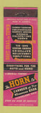 Matchbook Cover - Horn Radio oil gas Cleveland OH Cooper Tire Ashtray