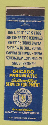 Matchbook Cover - Chicago Pneumatic New York City