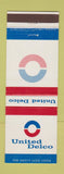 Matchbook Cover - United Delco