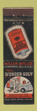 Matchbook Cover - Wonder Solv Rust Remover Camden NJ