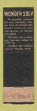Matchbook Cover - Wonder Solv Rust Remover Camden NJ