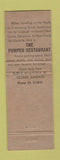 Matchbook Cover - Pompeii Restaurant New Castle DE WEAR