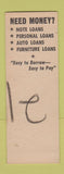 Matchbook Cover - American Loan Plan Plattsmouth NE SAMPLE