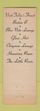Matchbook Cover - Boston B Tulsa OK