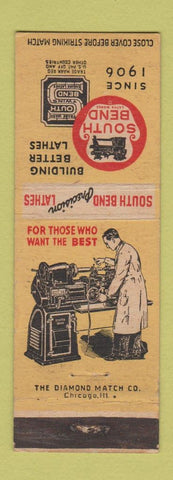 Matchbook Cover - South Bend Tools Laothes IN WEAR