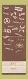 Matchbook Cover - Franklin University Men's Clothes Levis jeans WEAR