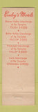 Matchbook Cover - Conley's Motels Pittsburgh Irwin Beaver Valley PA