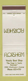 Matchbook Cover - Florsheim Shoes Varsity Boot Shop
