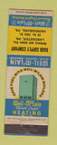 Matchbook Cover - Weil McLAin Heating Boiler Harrisburg PA Raub