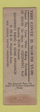 Matchbook Cover - Goodwin's Appliances GE General Electric WORN