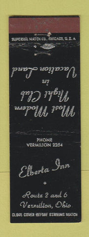 Matchbook Cover - Elberta Inn Vermilion OH