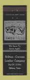 Matchbook Cover - Britton Cravens Lumber Silsbee TX