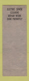Matchbook Cover - Ted Walsh and Son Plumbing Heating Pittsburgh PA