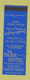 Matchbook Cover - Park Hotel Knoxville TN