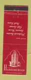 Matchbook Cover - Hotel Harrisburger Harrisburg PA