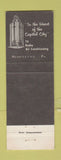 Matchbook Cover - Hotel Harrisburger Harrisburg PA