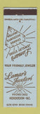 Matchbook Cover - Lamar's Jewelers Henderson NC Low phone #