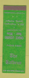 Matchbook Cover - The Hofbrau Lansing MI