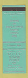 Matchbook Cover - Miles Flower Center Cleveland OH