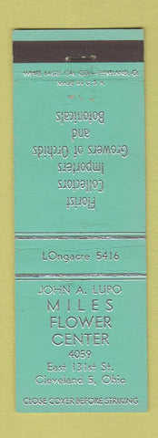 Matchbook Cover - Miles Flower Center Cleveland OH