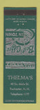 Matchbook Cover - Thelmas Restaurant Rochester NH low phone #