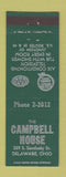 Matchbook Cover - Campbell House Delaware OH