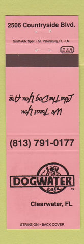 Matchbook Cover - Dogwater Clearwater FL Coca Cola soda