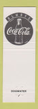 Matchbook Cover - Dogwater Clearwater FL Coca Cola soda