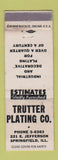 Matchbook Cover - Trutter Plating Springfield IL WEAR