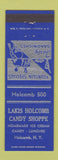 Matchbook Cover - Lakis Holcomb Candy Shoppe Holcomb NY low phone #